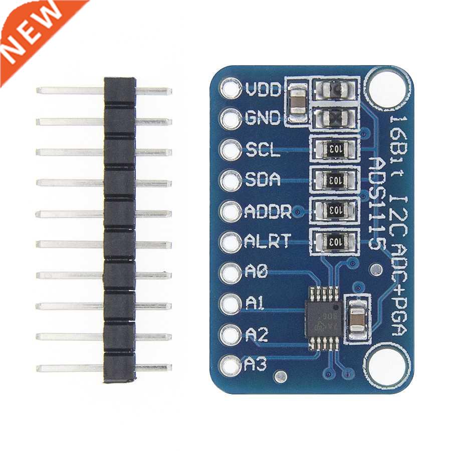 16 it I2C ADS1115 Module ADC 4 channel with Pro Gain plif
