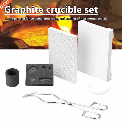 4pcs / 6pcs Graphite Crucible Set Ingot Mold Set Graphite To