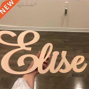 Personalized large name wooden name signs, a variety of cust