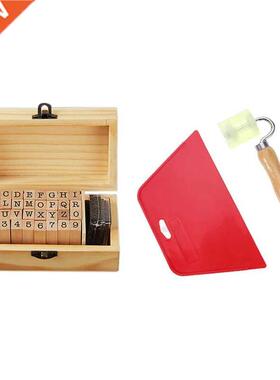 1Set Digital Seal Stationery Gift Diary Decoration & 2Pc