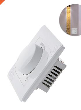 Dimmer Switch Ivory White Brief Art Weave Light Switch AC 11