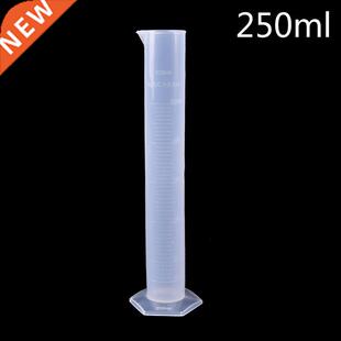 250ml Plastic Measuring Cylinder Graduated Tools Chemistry L