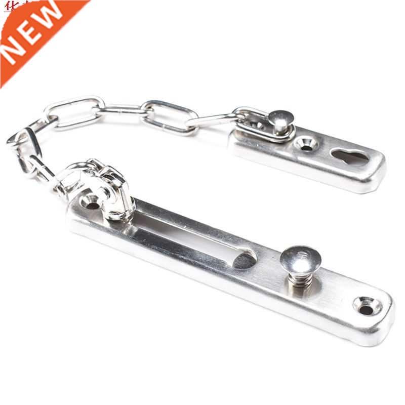 1-Pack Anti-Theft Door Chain Stainless Steel Sliding Bolt Do
