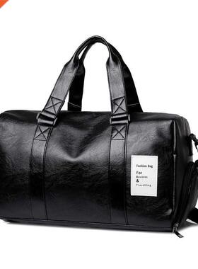 Gym Bag Leather Sports Bags Dry Wet Bags Men Training for Sh