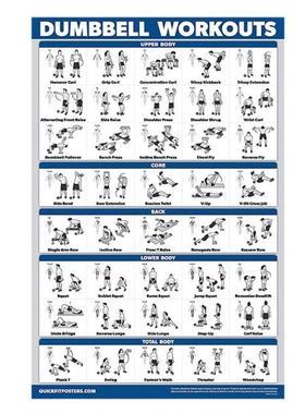 Fitness Workout Posters-Bodyweight Exercise Posters For Body