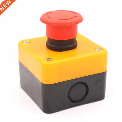 Red Sign Emergency Stop Push Button Weatherproof Pushbutton
