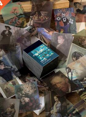 366 pcs/natural scenery stationery stickers book aestheti bu