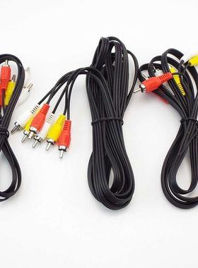 3 RCA Male to 3 RCA Male Connector Composte Audo Vdeo Cab