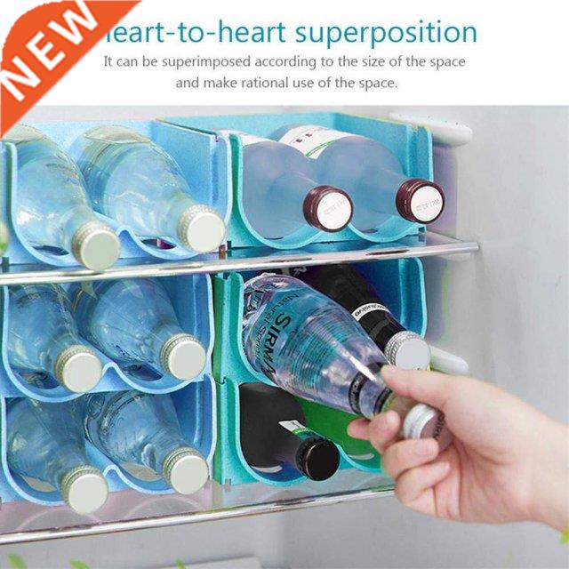 1PC Refrigerator Stackable Beverage Storage Box Wine Beer Ca