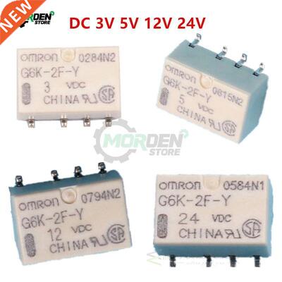SMD DC 3V 5V 12V 24V G6K 2F Y Signal Relay 8PIN G6K 2F Y 3V