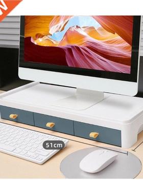 Computer Monitor Riser Laptop PC Stand Desktop Table Storage