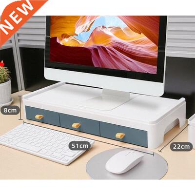 Computer Monitor Riser Laptop PC Stand Desktop Table Storage