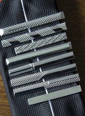 Tie Clip Bright Chrome Stainless Steel Jewelry Necktie Clips