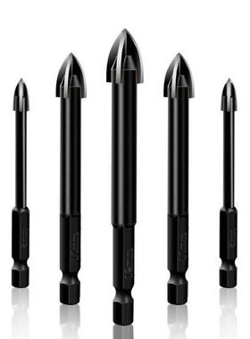 5Pcs 3/4/5/6/7mm Cross Hex Shank Drill Bits Set Multifunctio