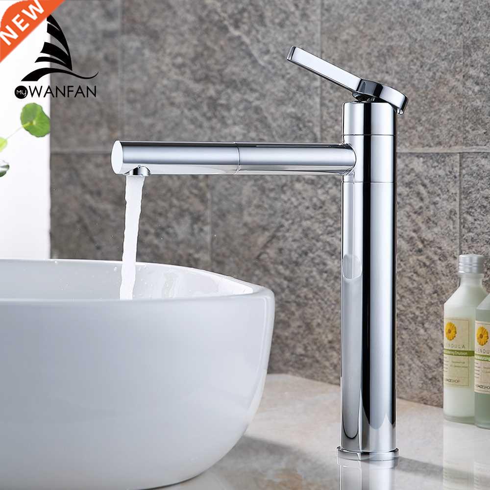 Basin Faucets Brass Bathroom Faucet Vessel Sinks Mixer Vani
