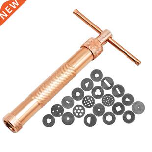 Metal Home DIY Craft Pottery Clay Extruder Hand Sugar Fondan