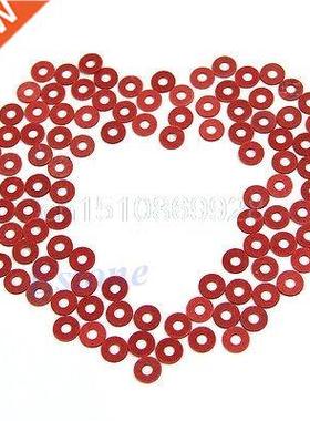 10bags/lot Red M3 Flat Spacer Washers Insulation Gasket Ring