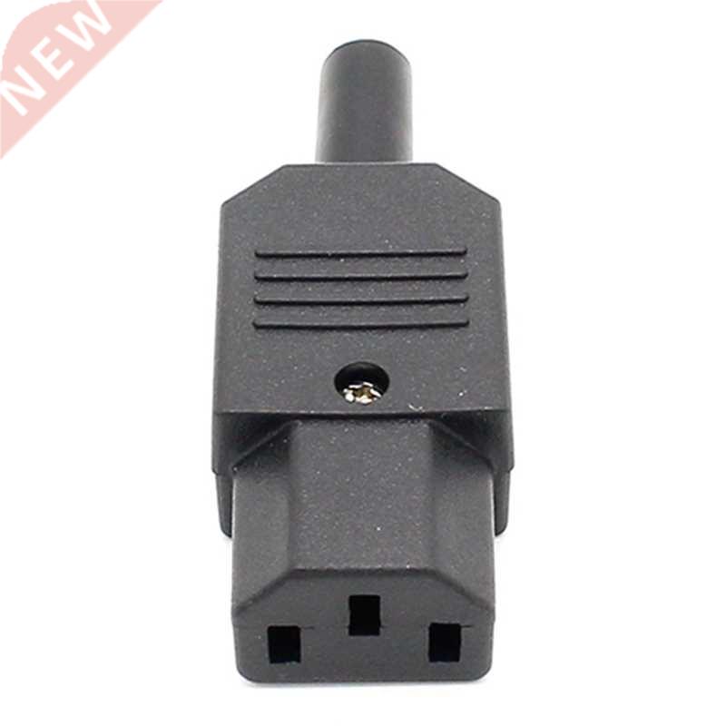 10Pcs 10A 250V Black IEC C13 Female Plug Rewirable Power Con