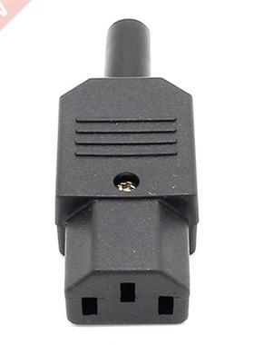 10Pcs 10A 250V Black IEC C13 Female Plug Rewirable Power Con