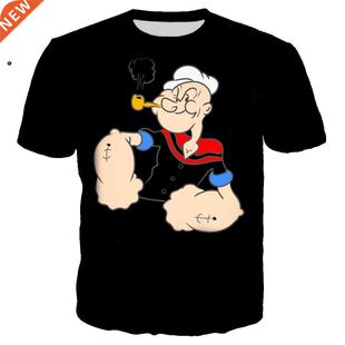 Summer new handsome men's high-quality loose T-shirts Funny