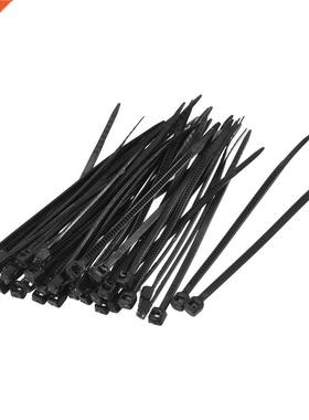 Cable Zip Ties 100mmx1.8mm Self-Locking Nylon Tie Wraps Blac