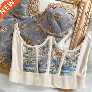 Vintage Angel Printed Corsets Wrap Girdle Woman 2021 Belt Ac