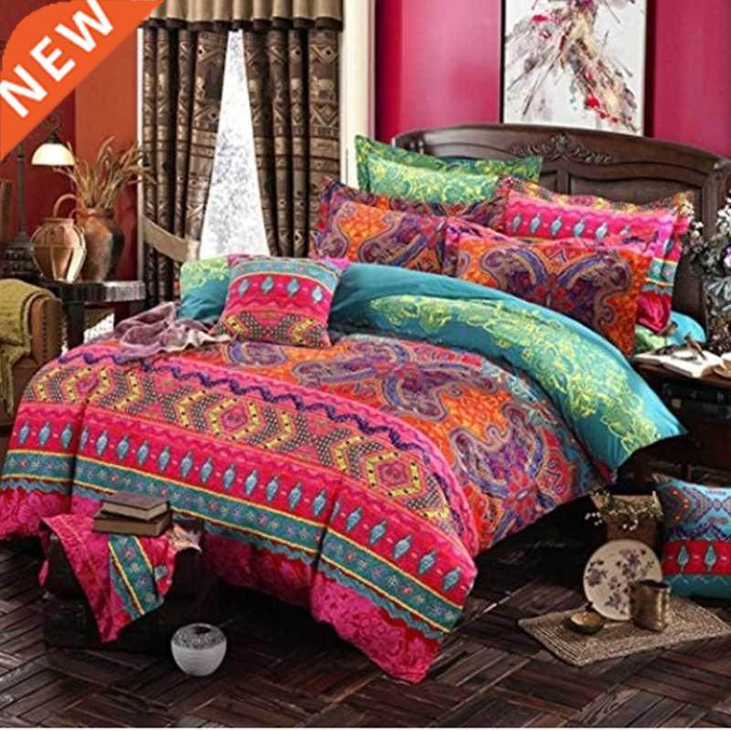 Bohemian 3d comforter bedding sets Mandala duvet cover set w