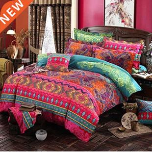Bohemian 3d comforter bedding sets Mandala duvet cover set w