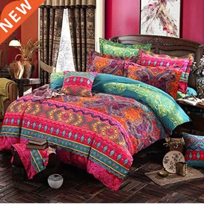 Bohemian 3d comforter bedding sets Mandala duvet cover set w
