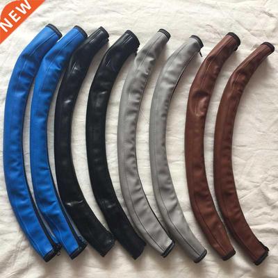 New Baby Pram Handle PU Leather Pushchair Stroller Armrest C