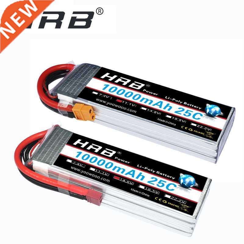 HRB RC Lipo 2S 3S Battery 10000mAh 4S 5S 6S 7.4V 11.1V 14.8