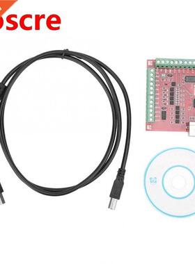 MACH3 4 Axis CNC Break-out Board USB Interface 100Khz Red Se