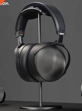 U Type Arc Aluminum Headphone Stand Rack Soft Leather Tray