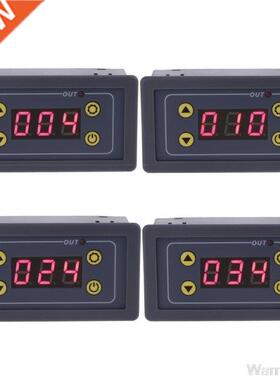 DC 5V 12V 24V AC 110V 220V Digital Time Delay Relay Cycle Ti