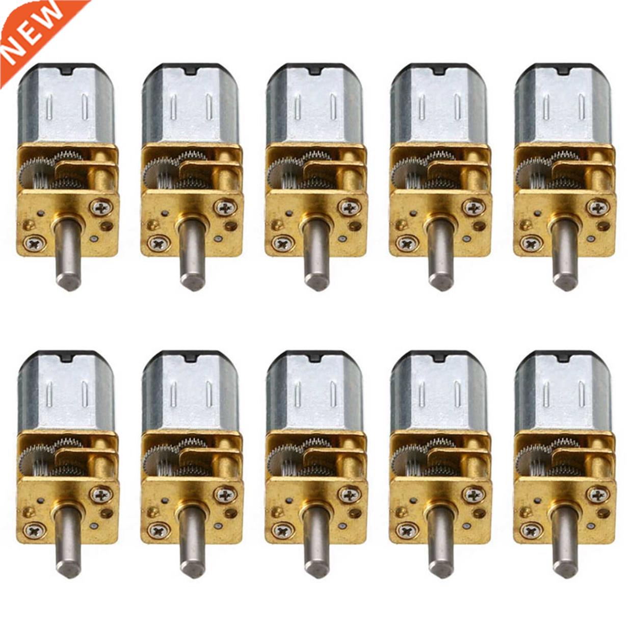 10Pc 0RPM N20 Micro-Speed Gear Motor DC 6V Reduction Gear M