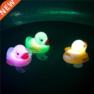 Luminous Duck Toy Water Bathroom Sensor Floating Baby Cute