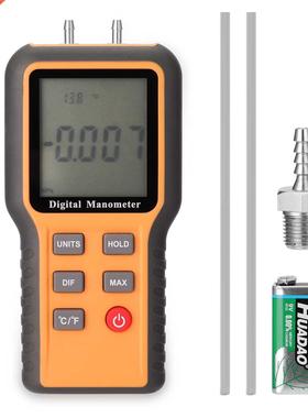 Digital Manometer Pipes Pressure Measuring Gauge Device ℃