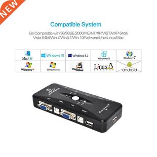 Box 2.0 1920 1440 Switch USB KVM Adapter VGA Port