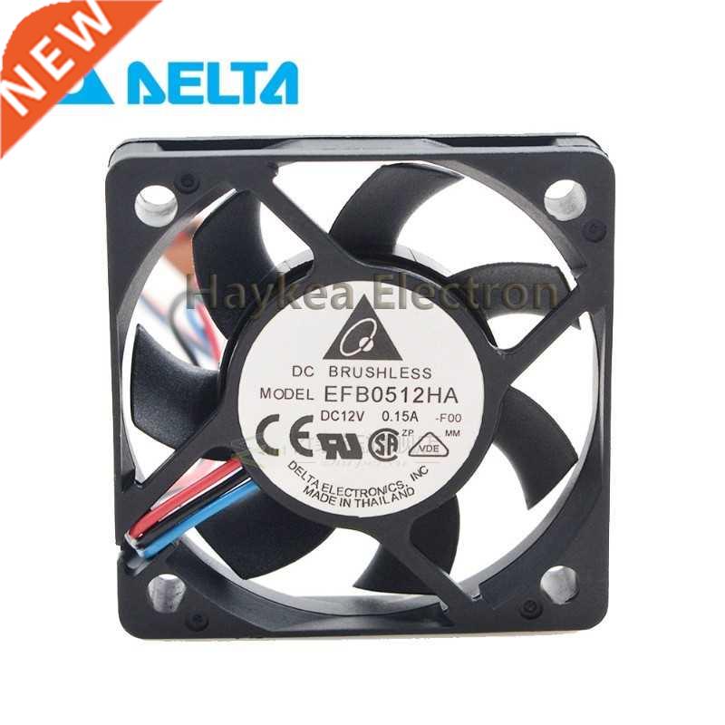 Delta EFB0512HA EFB0512HHA 5010 DC 12V 0.20A 0.15A 3-pin or