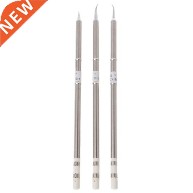 3 Pcs T12-J02 T12-JL02 T12-JS02 Iron Tips For Hakko Solderin
