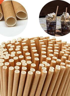 50pcs/set Disposable Paper Straws for Baby Shower Wedding P