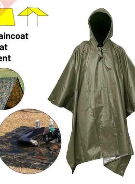 3 in 1 Multifunctional Raincoat Waterproof Rain Poncho Backp