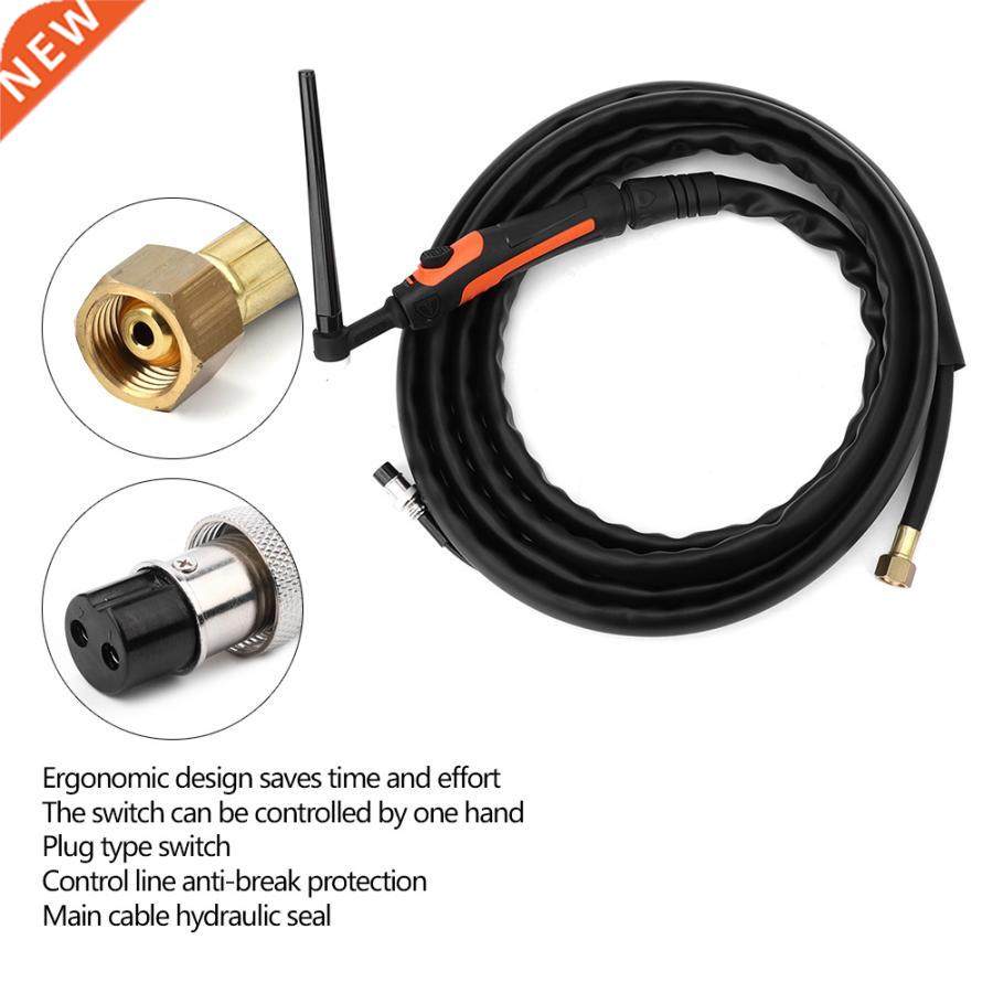 TIG Welding Torch Kit 0.5-1.6mm Tungsten Rod M16x1.5 Air Int