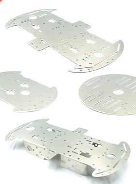 4WD Metal Panel, Intelligent Robot Car Chassis for TT Motor