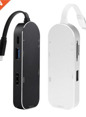 7 in 1 USB 3.1 Type-C to Gigabit Ethernet RJ45 Port + 4K HDM