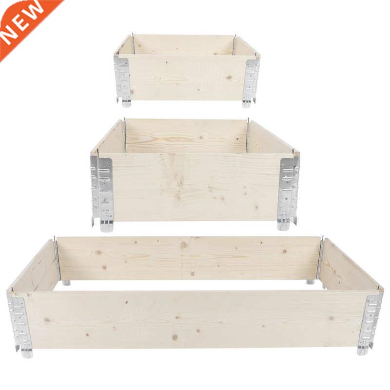 Planter Box Foldable Raised Garden Bed Wood Planter Free Ins