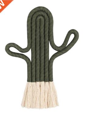 Nordic Room Decoration Cactus Tapestry Macrame Wall Hanging