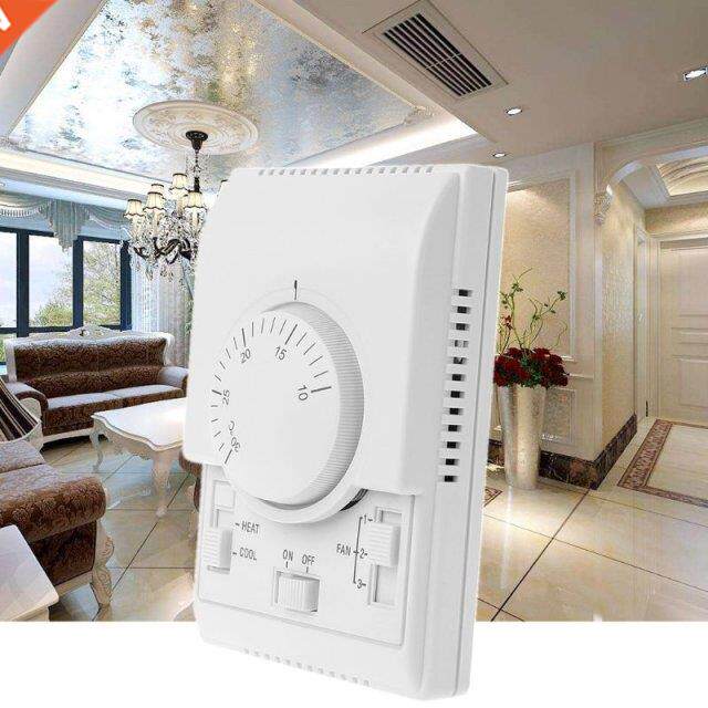 AC 220V Room Mechancal Thermostat Control Swtch Ar Condt