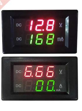DC 600V 20A Voltmeter Ammeter Volt Amp Tester Gauge Meter Re