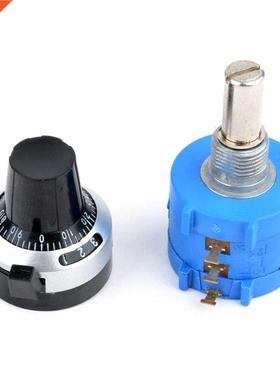 Potentiometer 10K Ohm 10 Turn with Counting Dial Rotary Knob